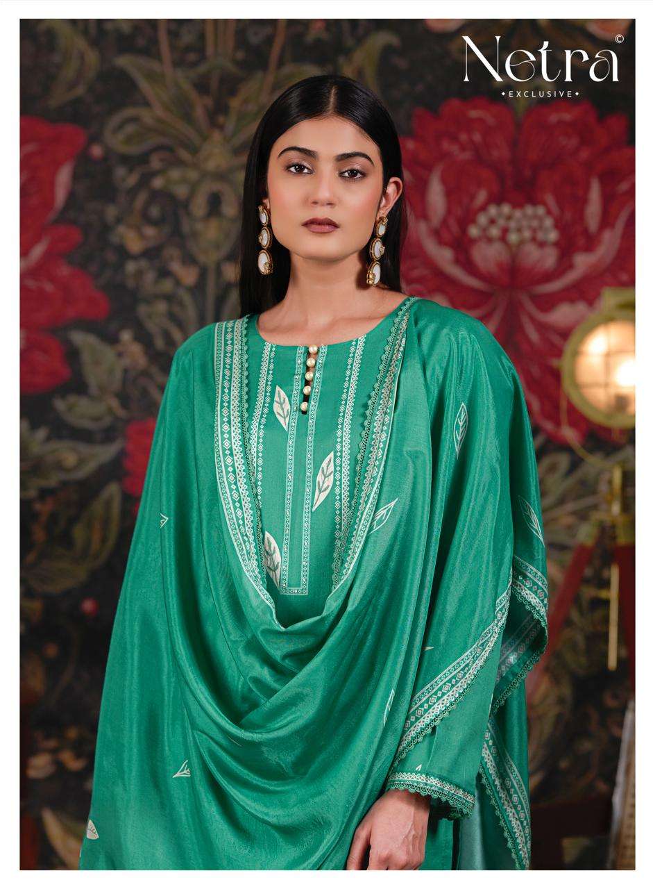 Netra Exclusive Aanchal Pure Cotton Digital Print Dress Material Wholesale Collection