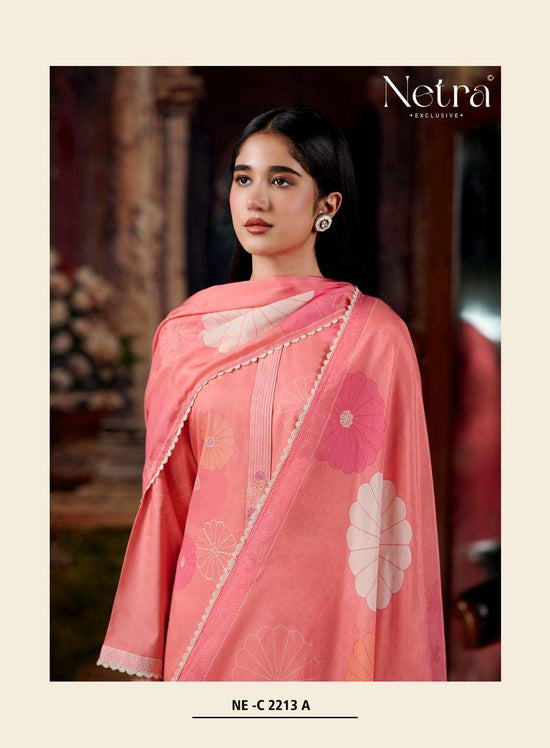 Netra Exclusive Aanchi Pure Cotton Dress Material Wholesale