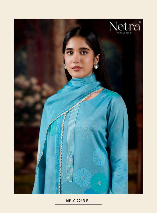 Netra Exclusive Aanchi Pure Cotton Dress Material Wholesale