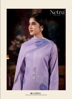 Netra Exclusive Aanchi Pure Cotton Dress Material Wholesale - Amrah Wholesale