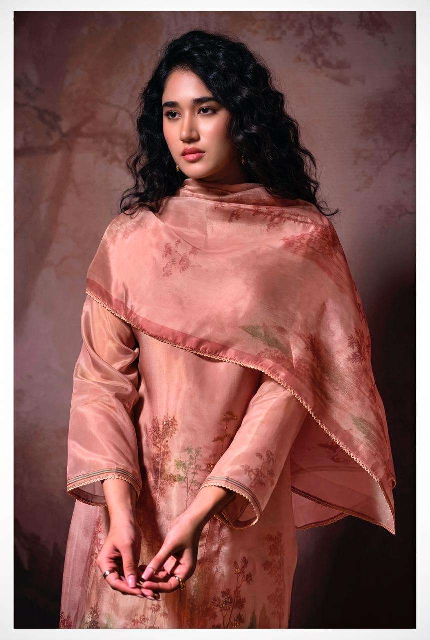 Netra Exclusive Arpita Pure Bemberg Gadwal Silk Dress Material