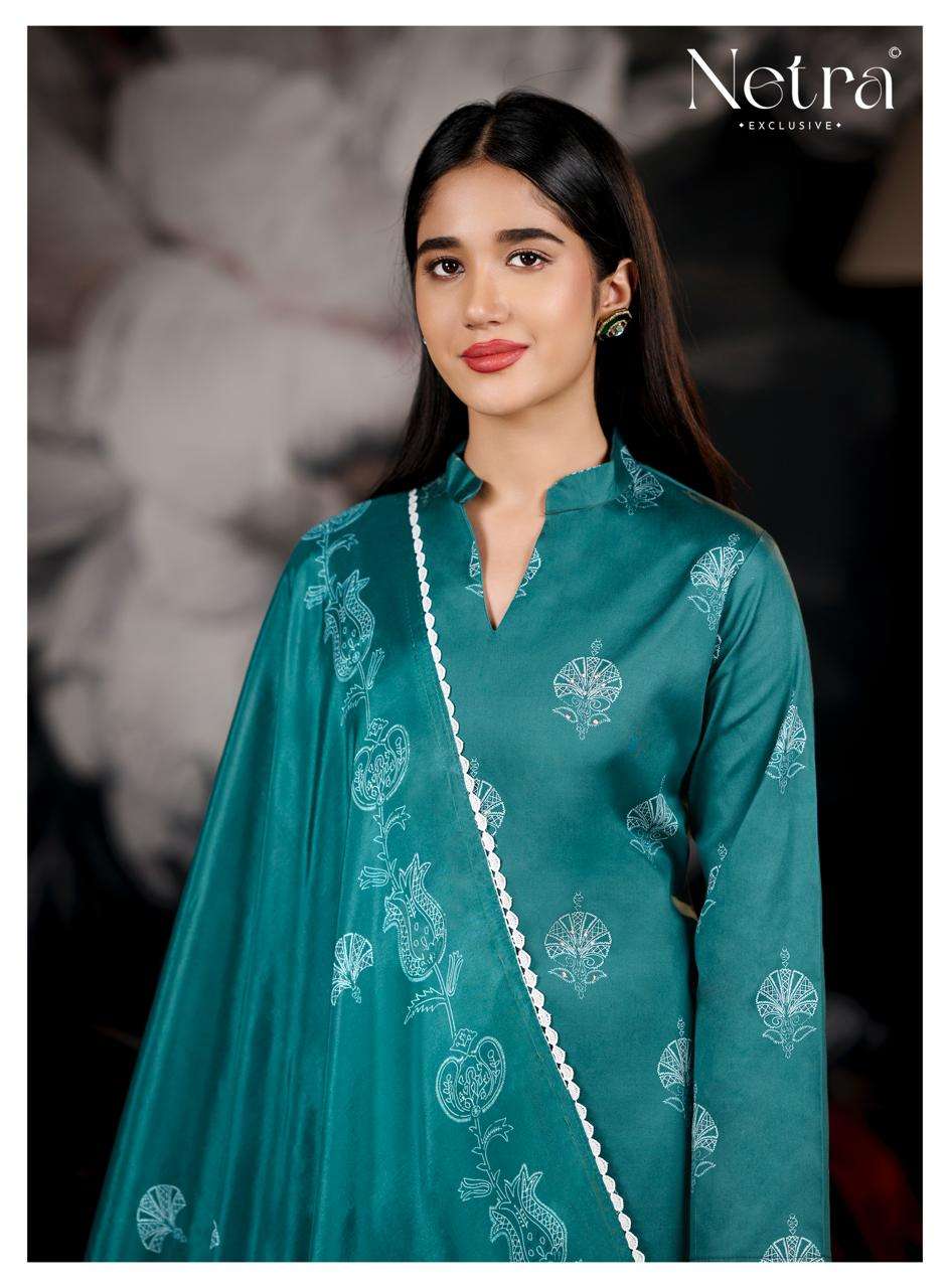 Netra Exclusive Bivora Pure Cotton Dress Material