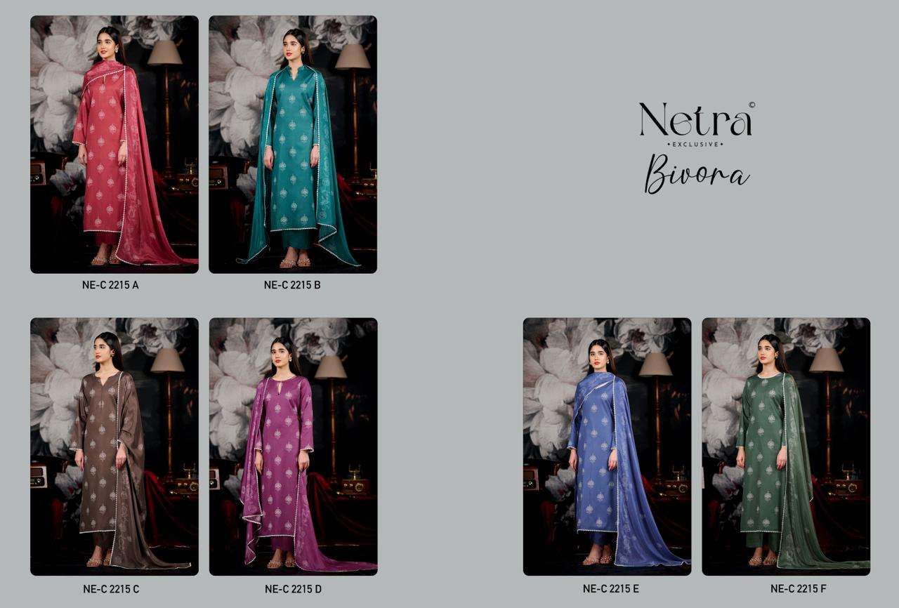 Netra Exclusive Bivora Pure Cotton Dress Material