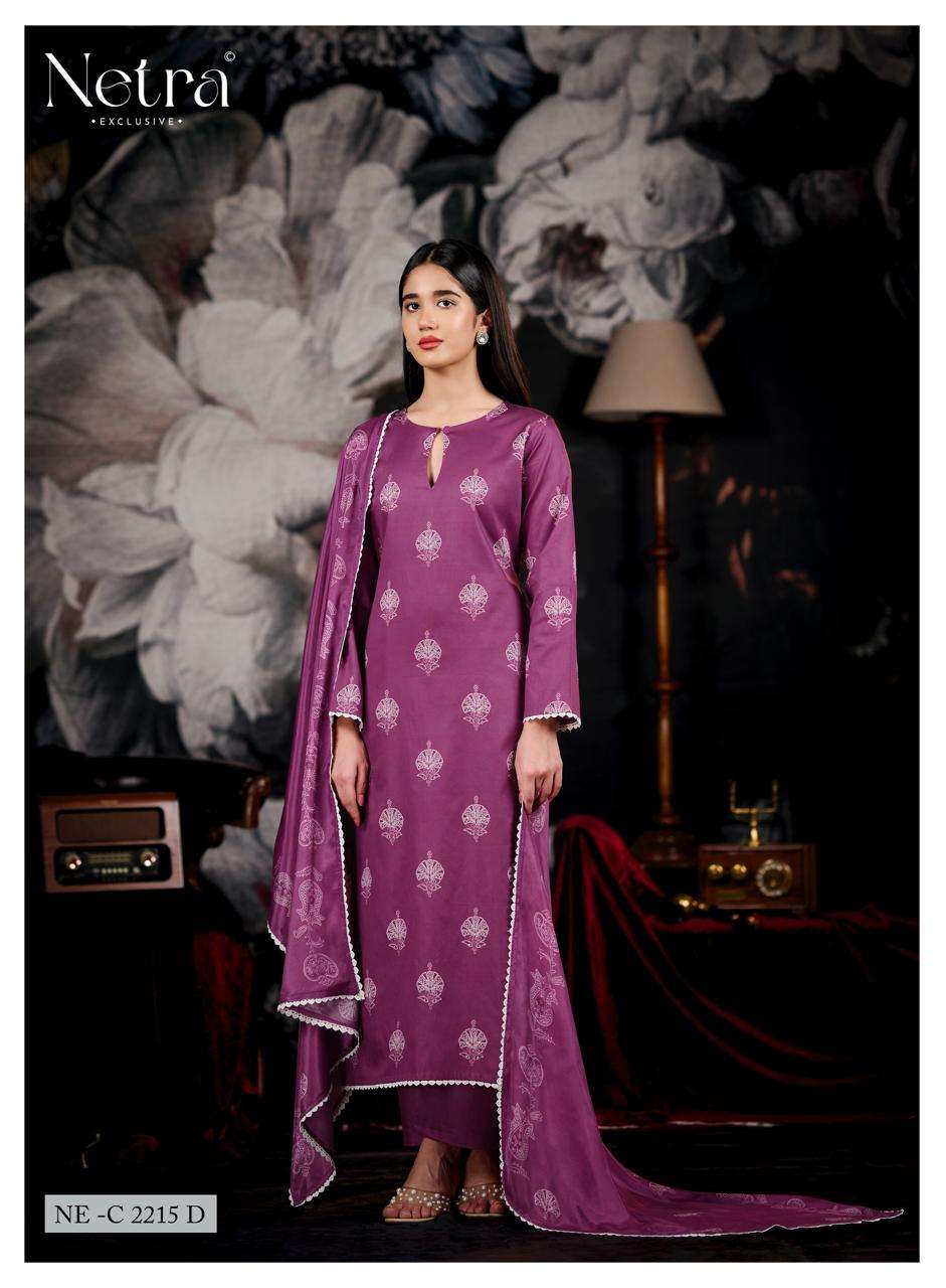 Netra Exclusive Bivora Pure Cotton Dress Material