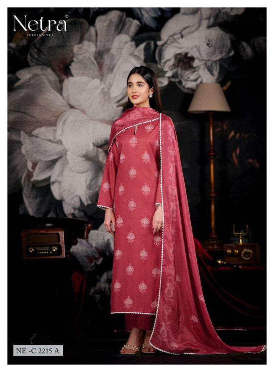 Netra Exclusive Bivora Pure Cotton Dress Material