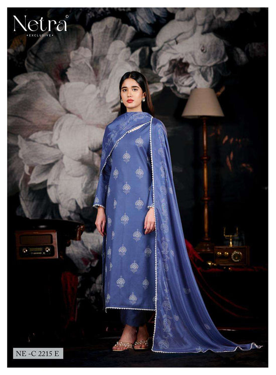 Netra Exclusive Bivora Pure Cotton Dress Material