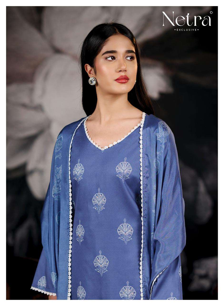 Netra Exclusive Bivora Pure Cotton Dress Material