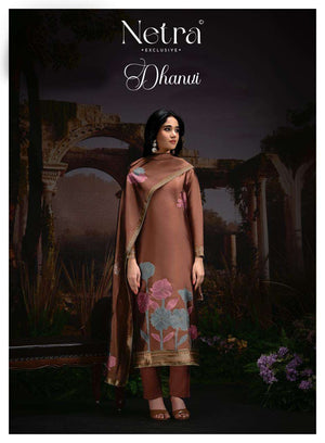 Netra Exclusive Dhanvi Premium Jacquard Style Salwar Suit