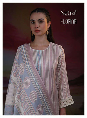 Netra Exclusive Florina Dress Material Wholesale Catalogue - Amrah Wholesale