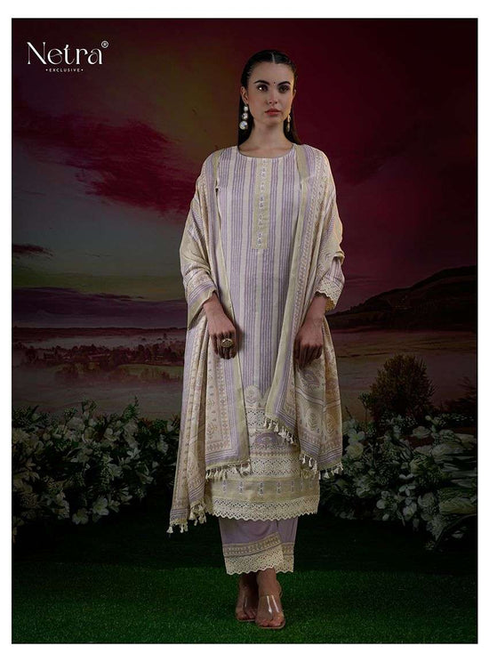 Netra Exclusive Florina Dress Material Wholesale Catalogue - Amrah Wholesale