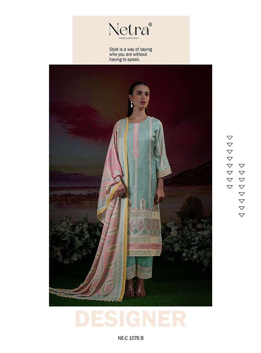 Netra Exclusive Florina Dress Material Wholesale Catalogue - Amrah Wholesale