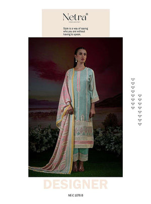 Netra Exclusive Florina Dress Material Wholesale Catalogue - Amrah Wholesale