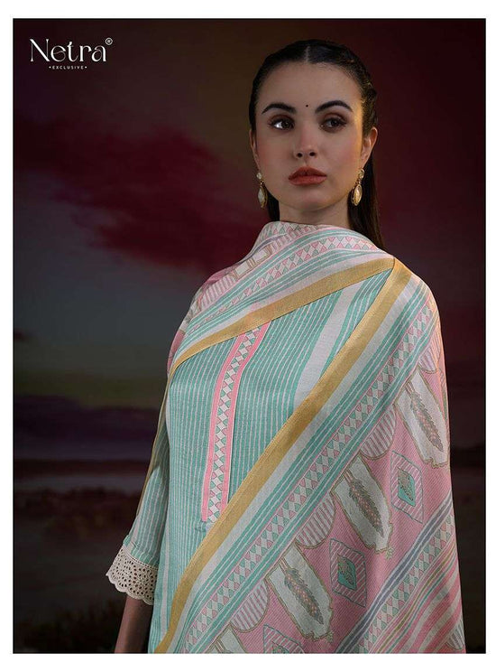 Netra Exclusive Florina Dress Material Wholesale Catalogue - Amrah Wholesale