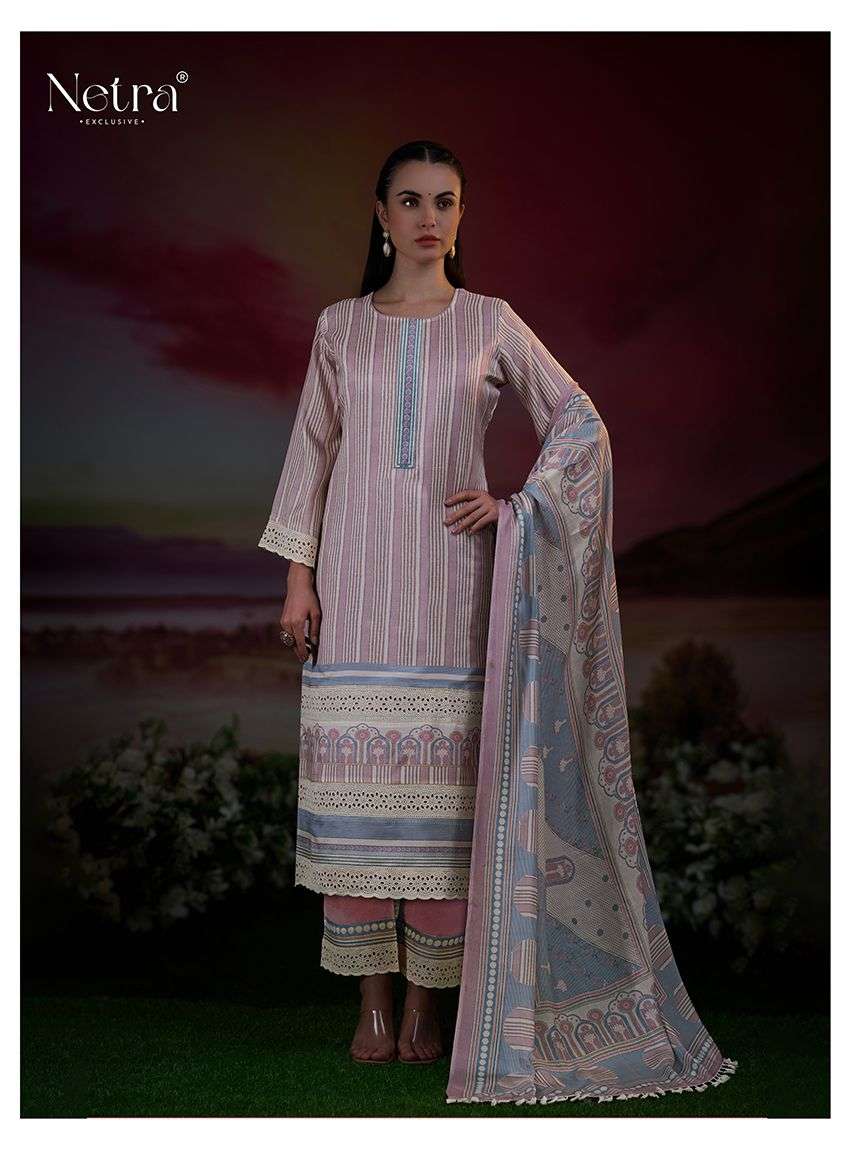 Netra Exclusive Florina Dress Material Wholesale Catalogue - Amrah Wholesale