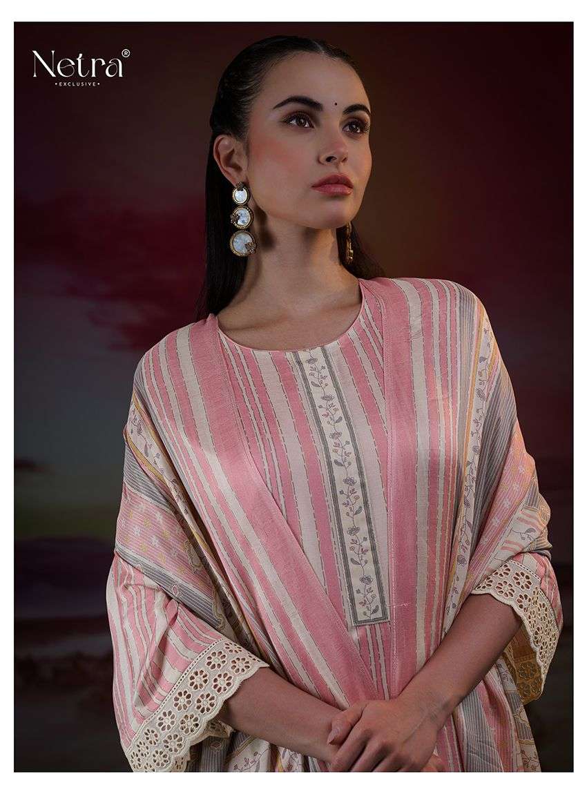 Netra Exclusive Florina Dress Material Wholesale Catalogue - Amrah Wholesale