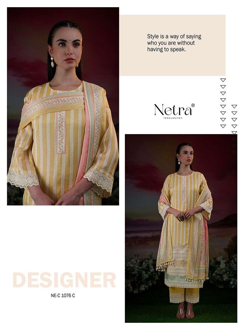 Netra Exclusive Florina Dress Material Wholesale Catalogue - Amrah Wholesale
