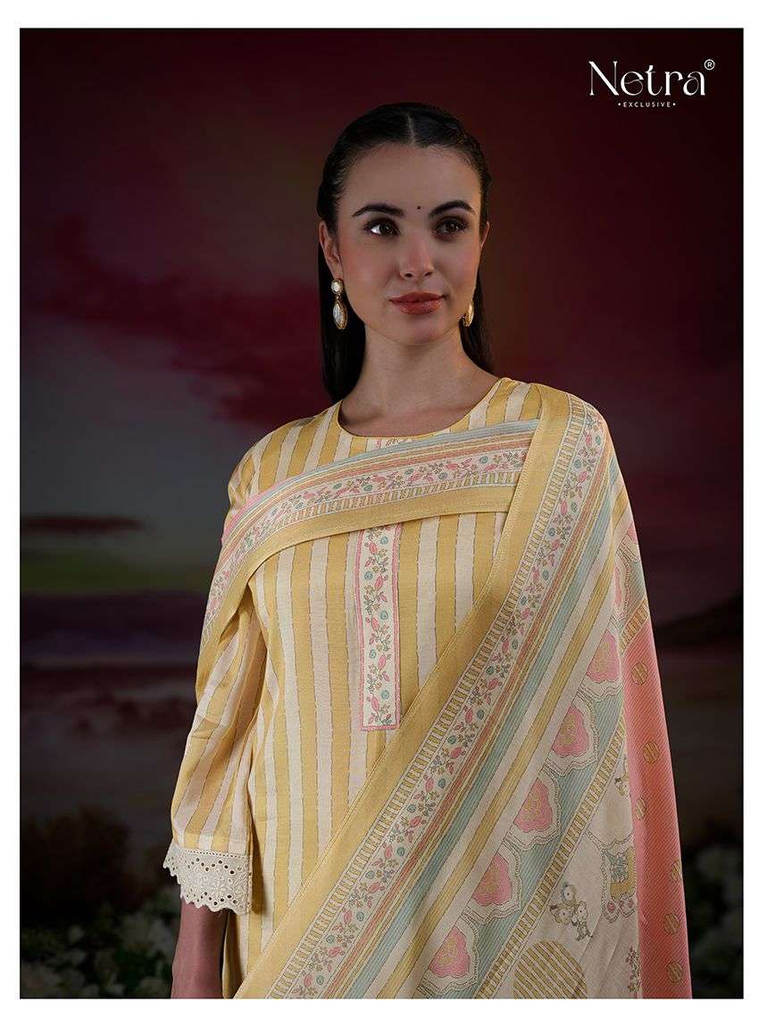 Netra Exclusive Florina Dress Material Wholesale Catalogue - Amrah Wholesale