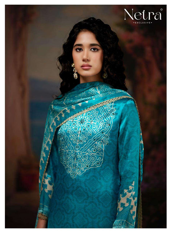 Netra Exclusive Gajji Vol 3 Pure Gajji Silk Dress Material