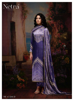 Netra Exclusive Gajji Vol 3 Pure Gajji Silk Dress Material - Amrah Wholesale