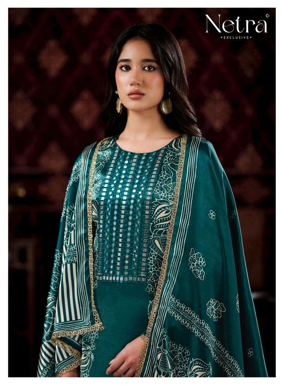 Netra Exclusive Gajji Vol 4 Pure Gajji Silk Dress Material
