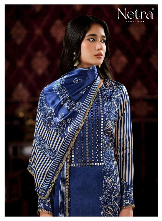 Netra Exclusive Gajji Vol 4 Pure Gajji Silk Dress Material