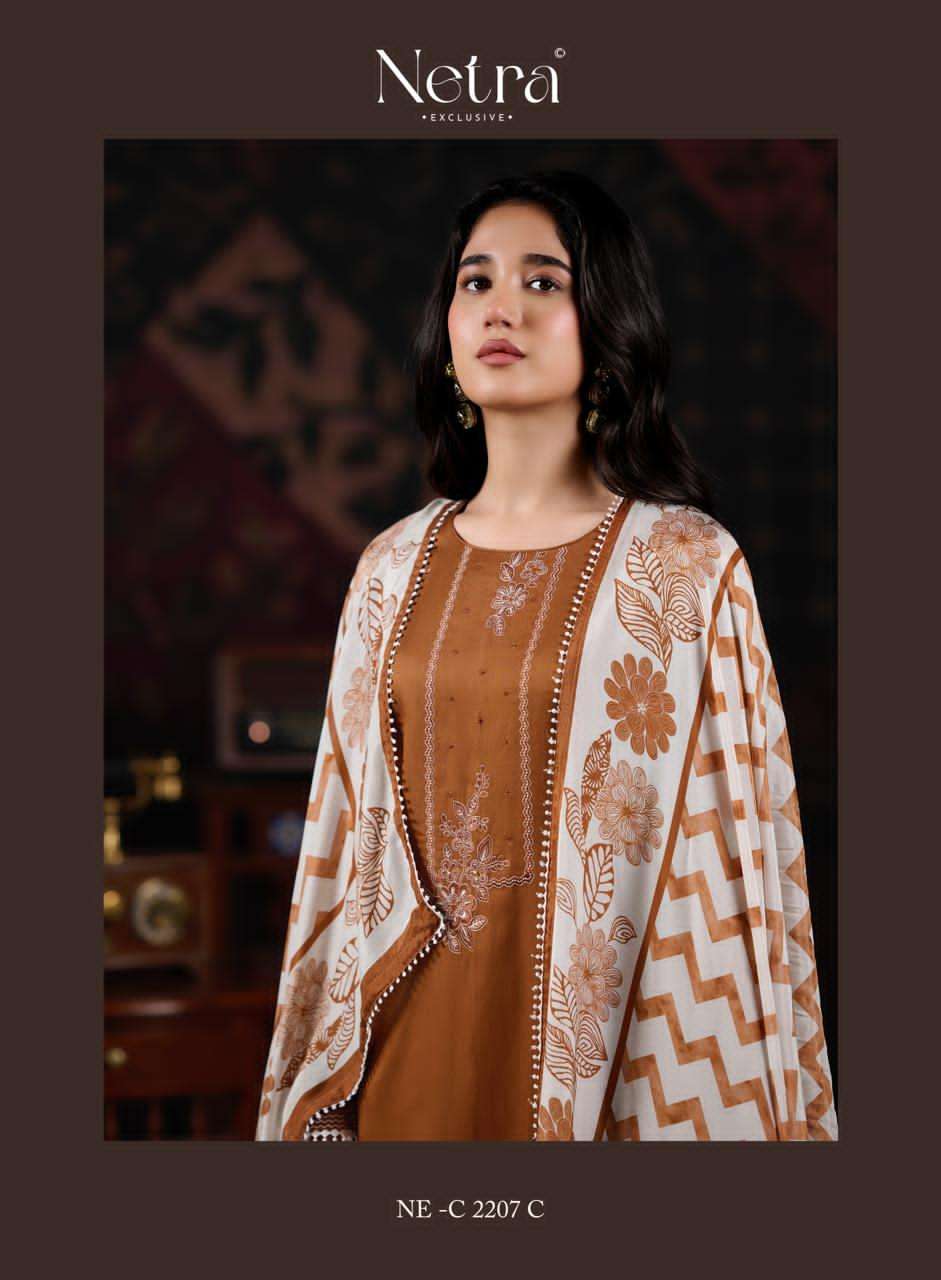 Netra Exclusive Gamini Wholesale Pure Cotton Dress Material Collection