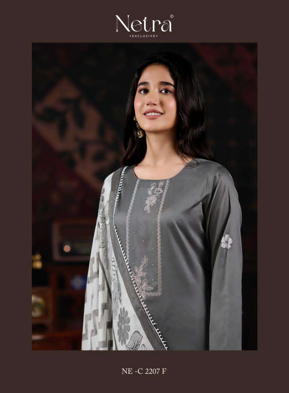 Netra Exclusive Gamini Wholesale Pure Cotton Dress Material Collection