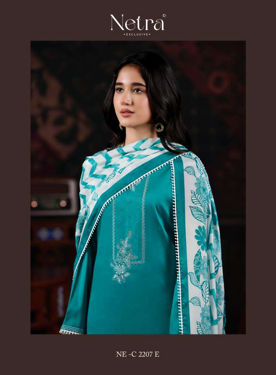 Netra Exclusive Gamini Wholesale Pure Cotton Dress Material Collection