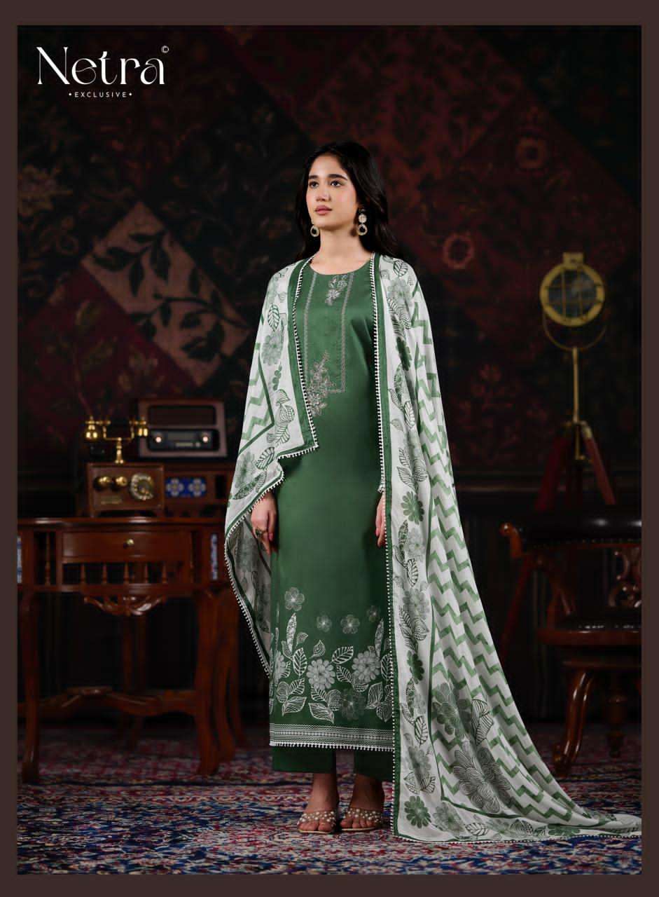 Netra Exclusive Gamini Wholesale Pure Cotton Dress Material Collection