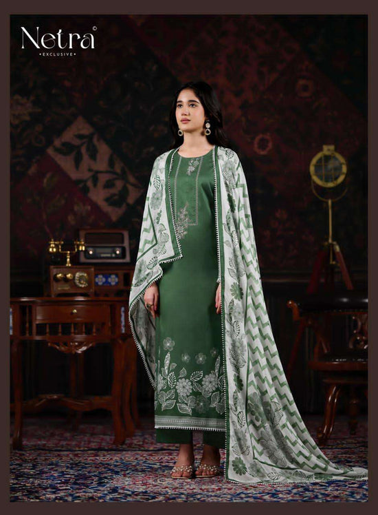 Netra Exclusive Gamini Wholesale Pure Cotton Dress Material Collection