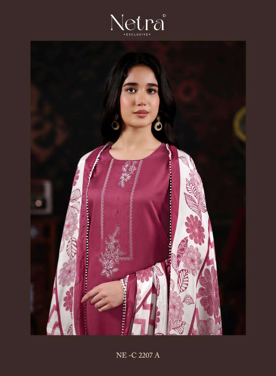 Netra Exclusive Gamini Wholesale Pure Cotton Dress Material Collection