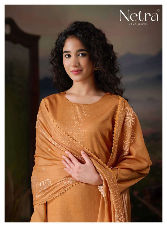 Netra Exclusive Gargi Dress Material Wholesale Catalogue - Amrah Wholesale