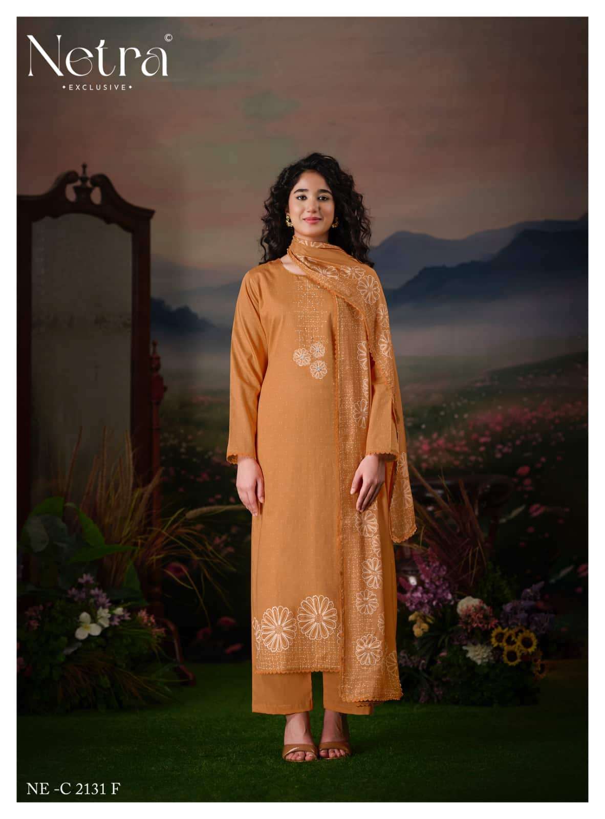Netra Exclusive Gargi Dress Material Wholesale Catalogue - Amrah Wholesale