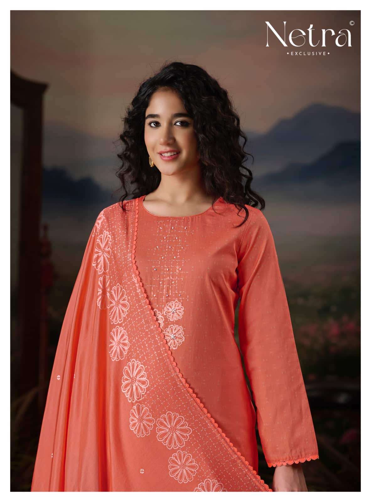 Netra Exclusive Gargi Dress Material Wholesale Catalogue - Amrah Wholesale