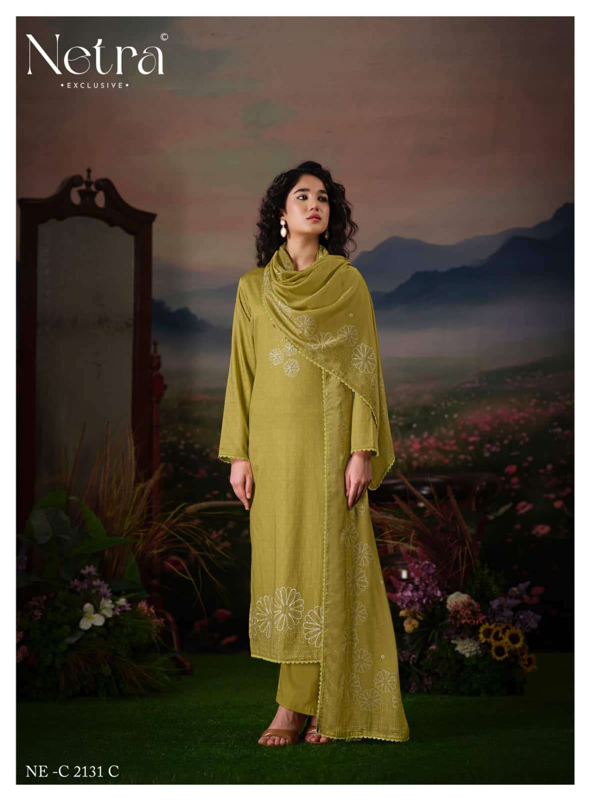 Netra Exclusive Gargi Dress Material Wholesale Catalogue - Amrah Wholesale