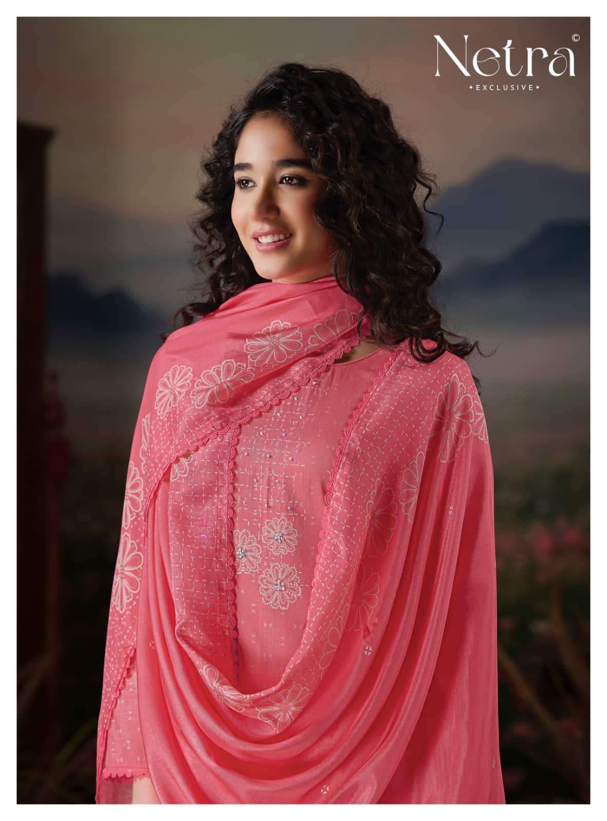 Netra Exclusive Gargi Dress Material Wholesale Catalogue - Amrah Wholesale