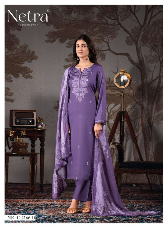Netra Exclusive Gucci Vol 10 Pure Cotton Dress Material - Amrah Wholesale