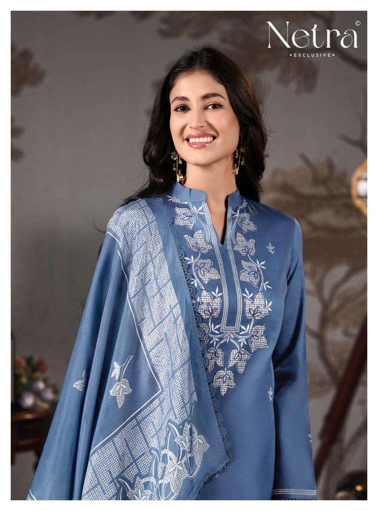 Netra Exclusive Gucci Vol 10 Pure Cotton Dress Material - Amrah Wholesale