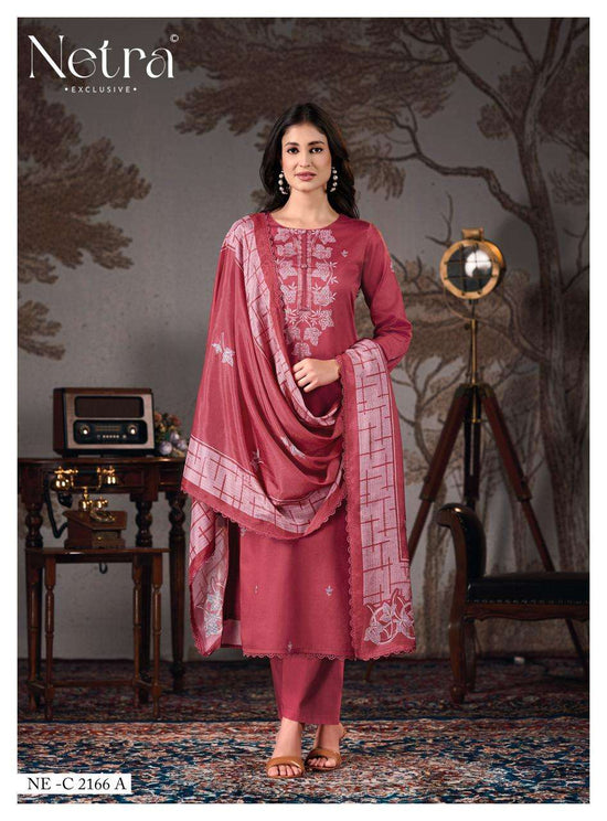Netra Exclusive Gucci Vol 10 Pure Cotton Dress Material - Amrah Wholesale