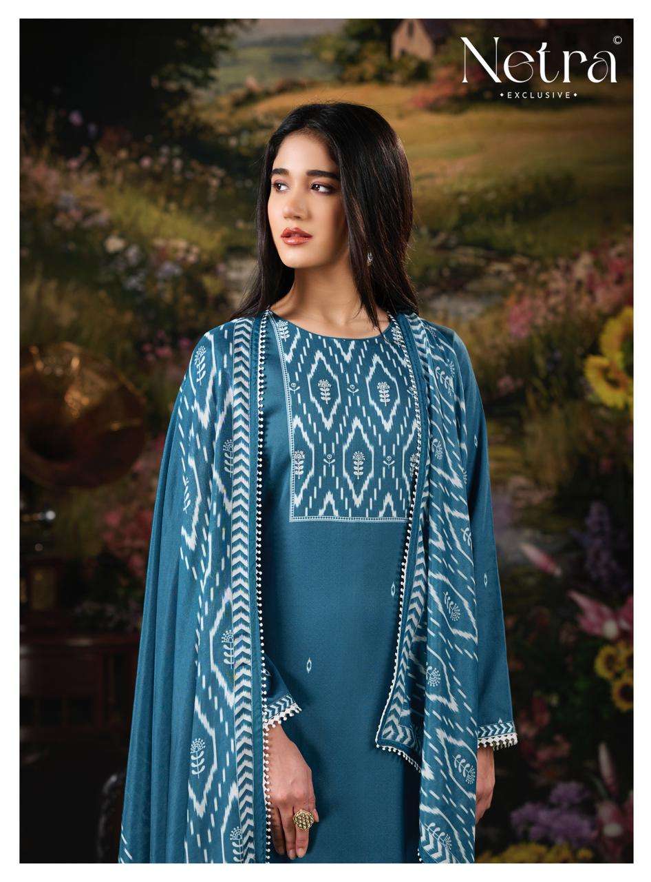 Netra Exclusive Gucci Vol 4 Cotton Satin Pakistani Suit - Amrah Wholesale