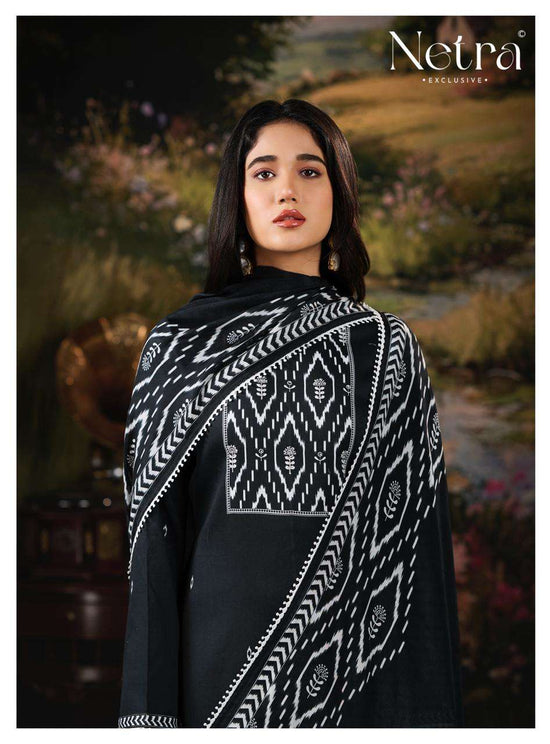 Netra Exclusive Gucci Vol 4 Cotton Satin Pakistani Suit