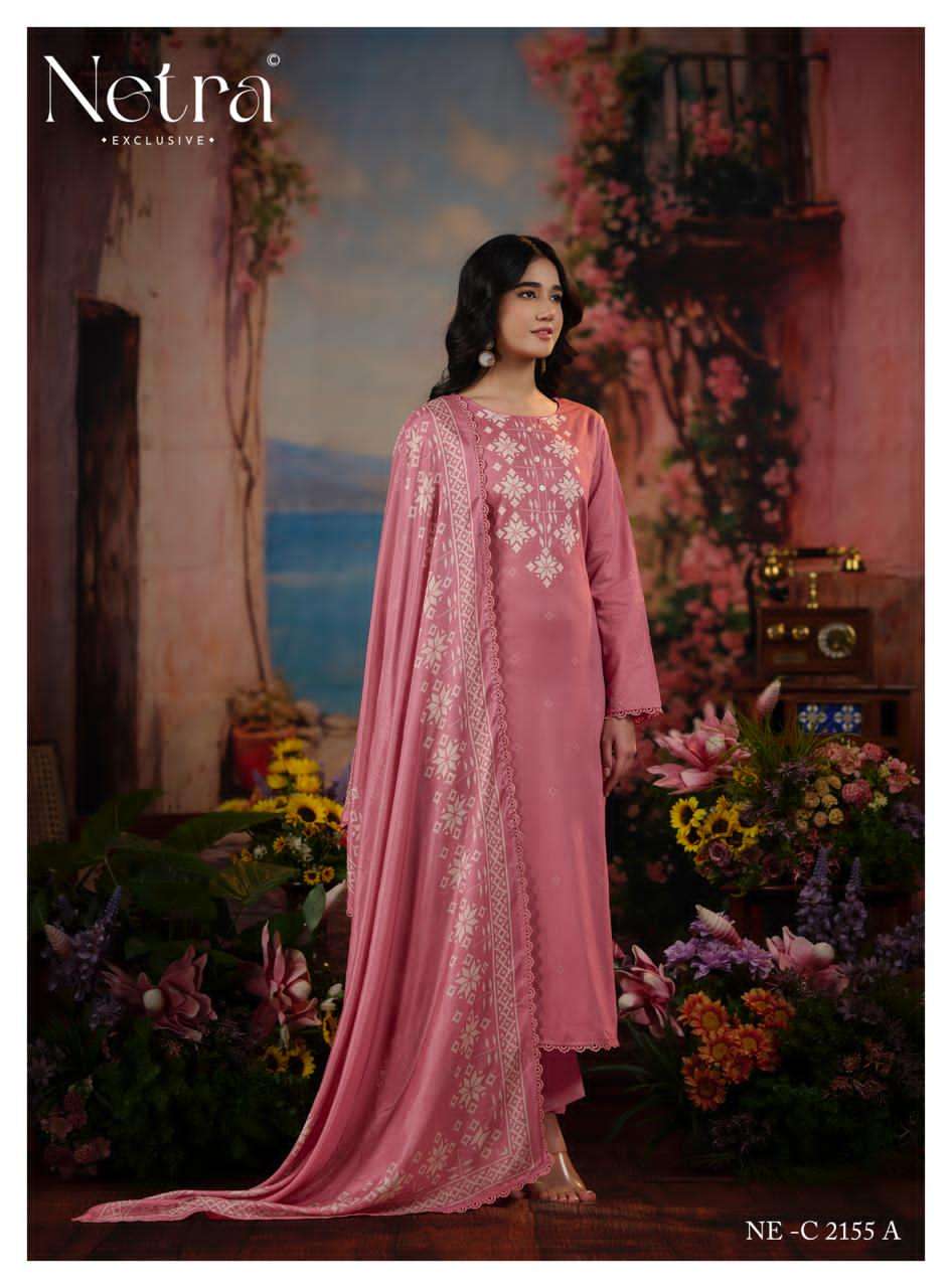 Netra Exclusive Gucci Vol 6 Pure Cotton Premium Dress Material - Amrah Wholesale