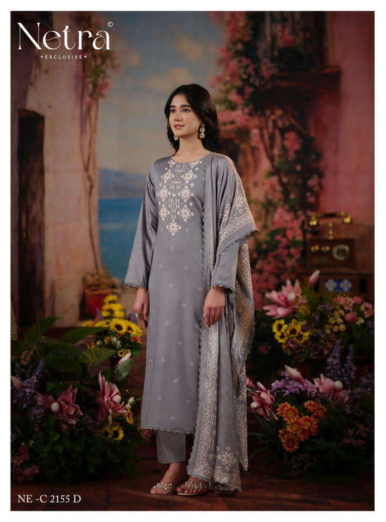 Netra Exclusive Gucci Vol 6 Pure Cotton Premium Dress Material - Amrah Wholesale