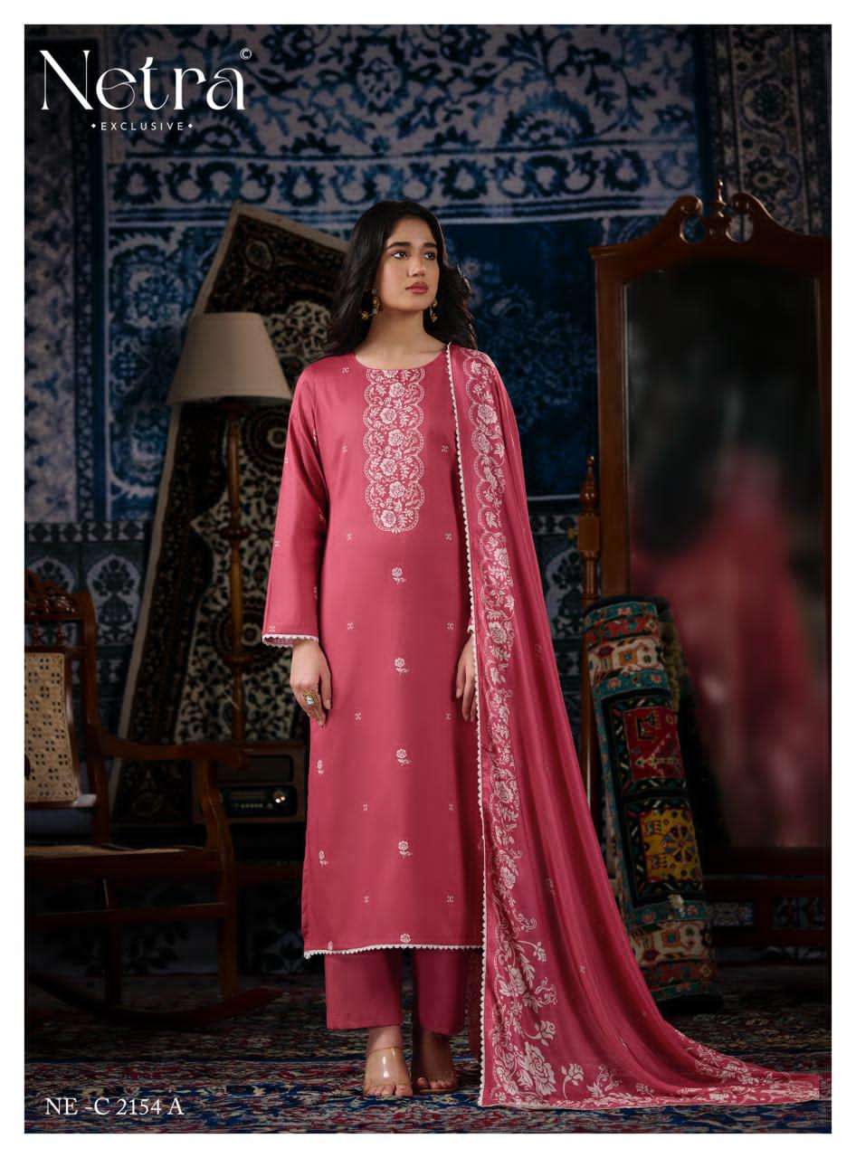 Netra Exclusive Gucci Vol 7 Cotton Satin Dress Material - Amrah Wholesale