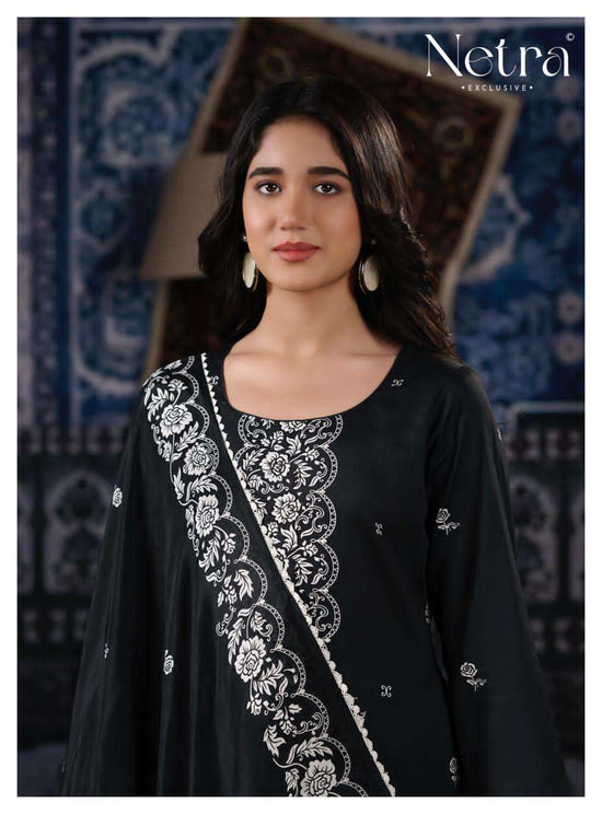 Netra Exclusive Gucci Vol 7 Cotton Satin Dress Material - Amrah Wholesale