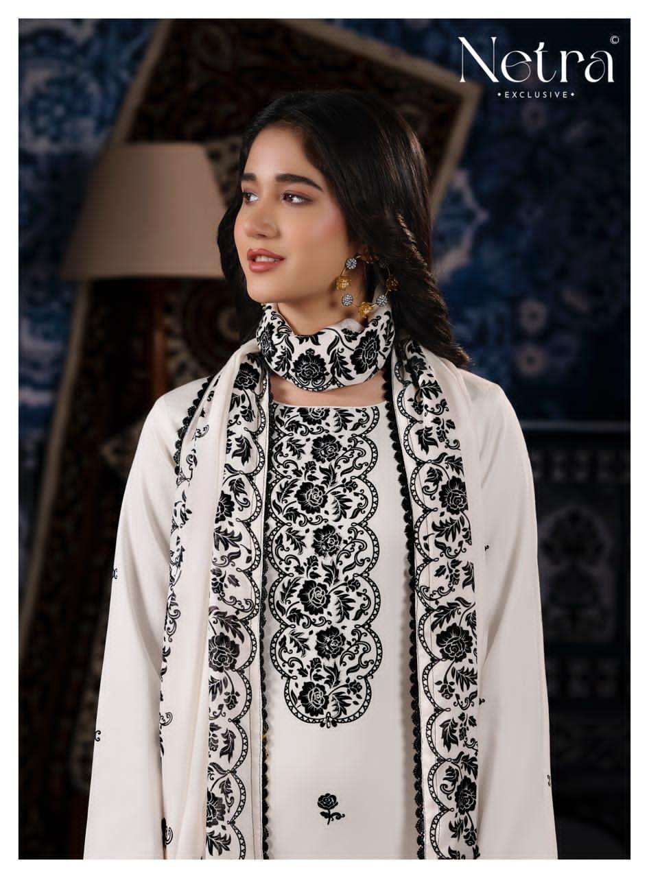 Netra Exclusive Gucci Vol 7 Cotton Satin Dress Material - Amrah Wholesale