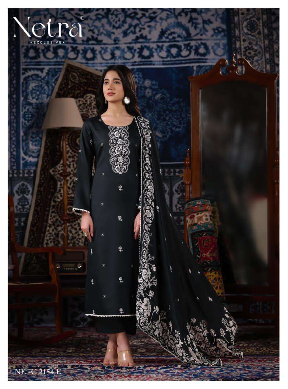 Netra Exclusive Gucci Vol 7 Cotton Satin Dress Material - Amrah Wholesale