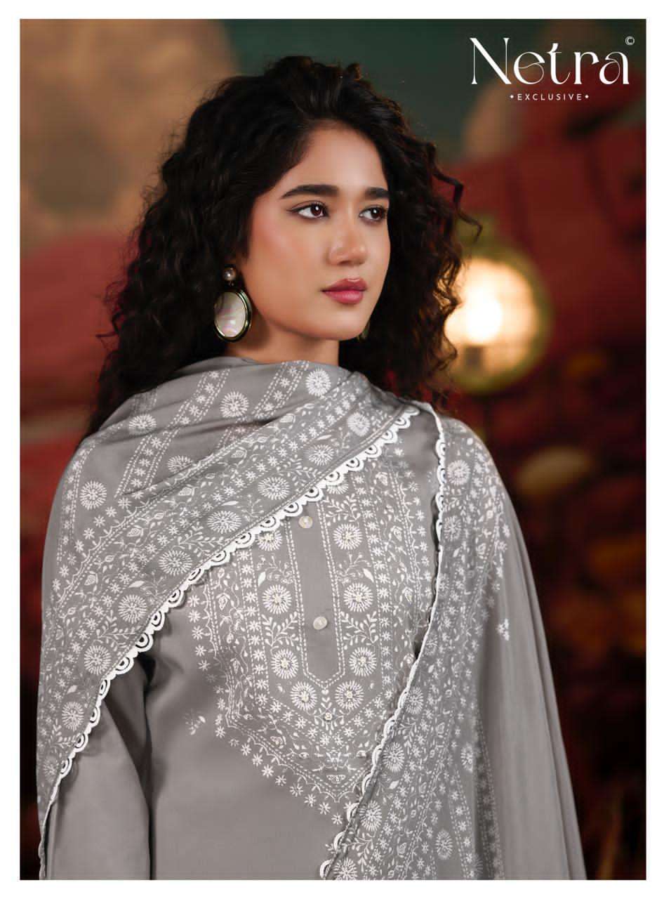 Netra Exclusive Gucci Vol 8 Pure Cotton Dress Material - Amrah Wholesale