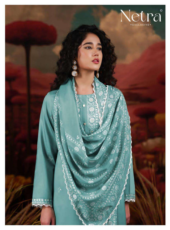 Netra Exclusive Gucci Vol 8 Pure Cotton Dress Material - Amrah Wholesale