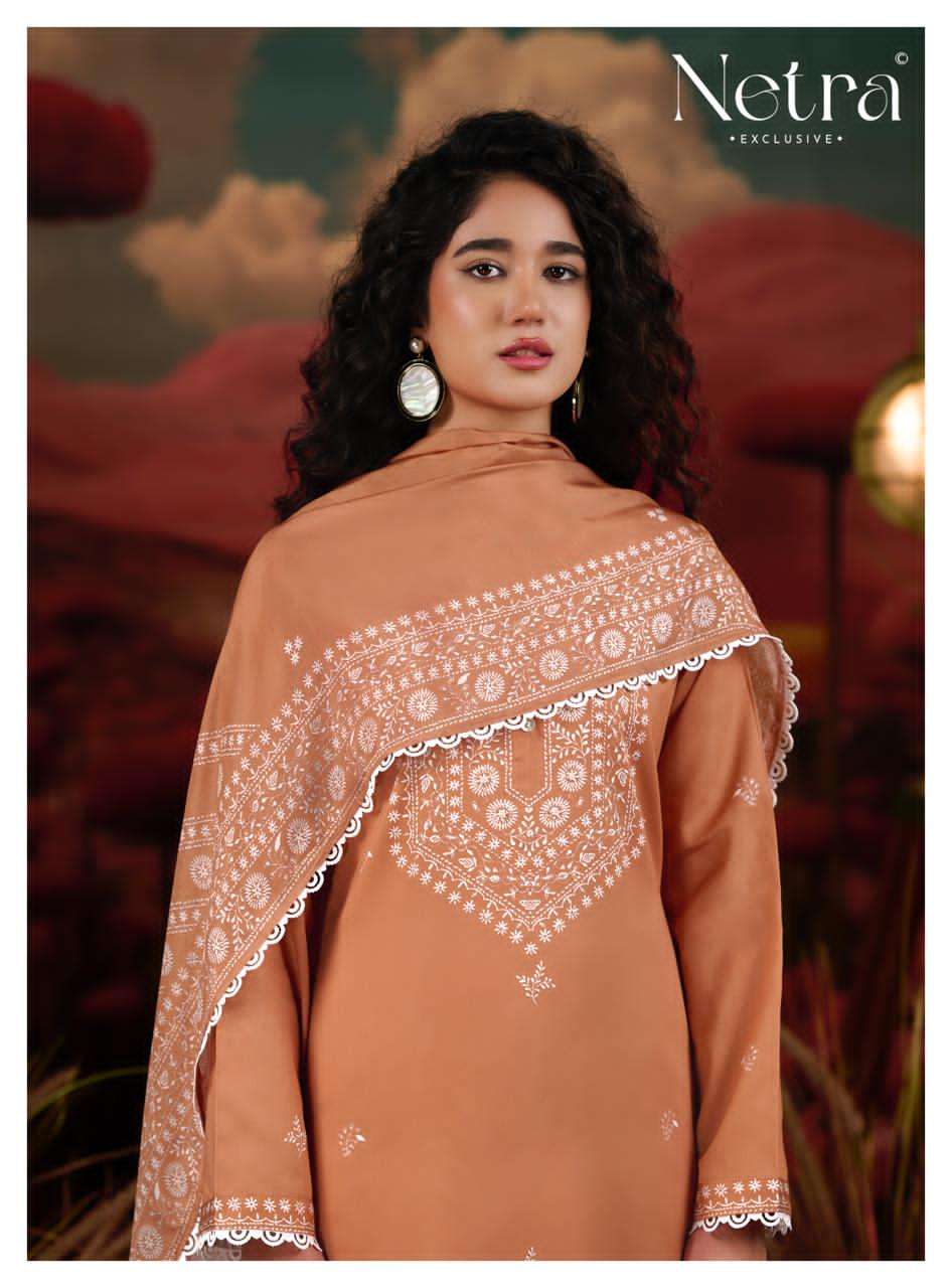 Netra Exclusive Gucci Vol 8 Pure Cotton Dress Material - Amrah Wholesale